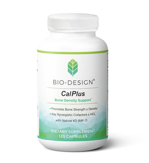 
                  
                    Load image into Gallery viewer, 120 Capsule Bottle of Bio-Designs CalPlus Bone Density Support
                  
                