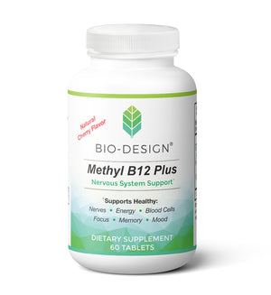 
                  
                    Load image into Gallery viewer, 60 Tablet Bottle of Bio-Design Methyl B12 Plus Nervous System Support
                  
                