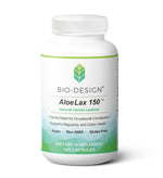 180 Capsules Bottle of Bio-Design Supplements AloeLax - 150 - Natural Herbal Laxative