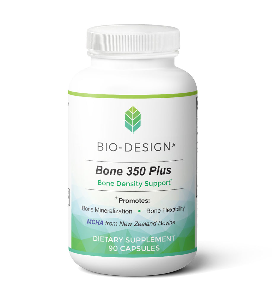 90 Capsule Bottle of Bio-Designs Bone 350 Plus Bone Density Support