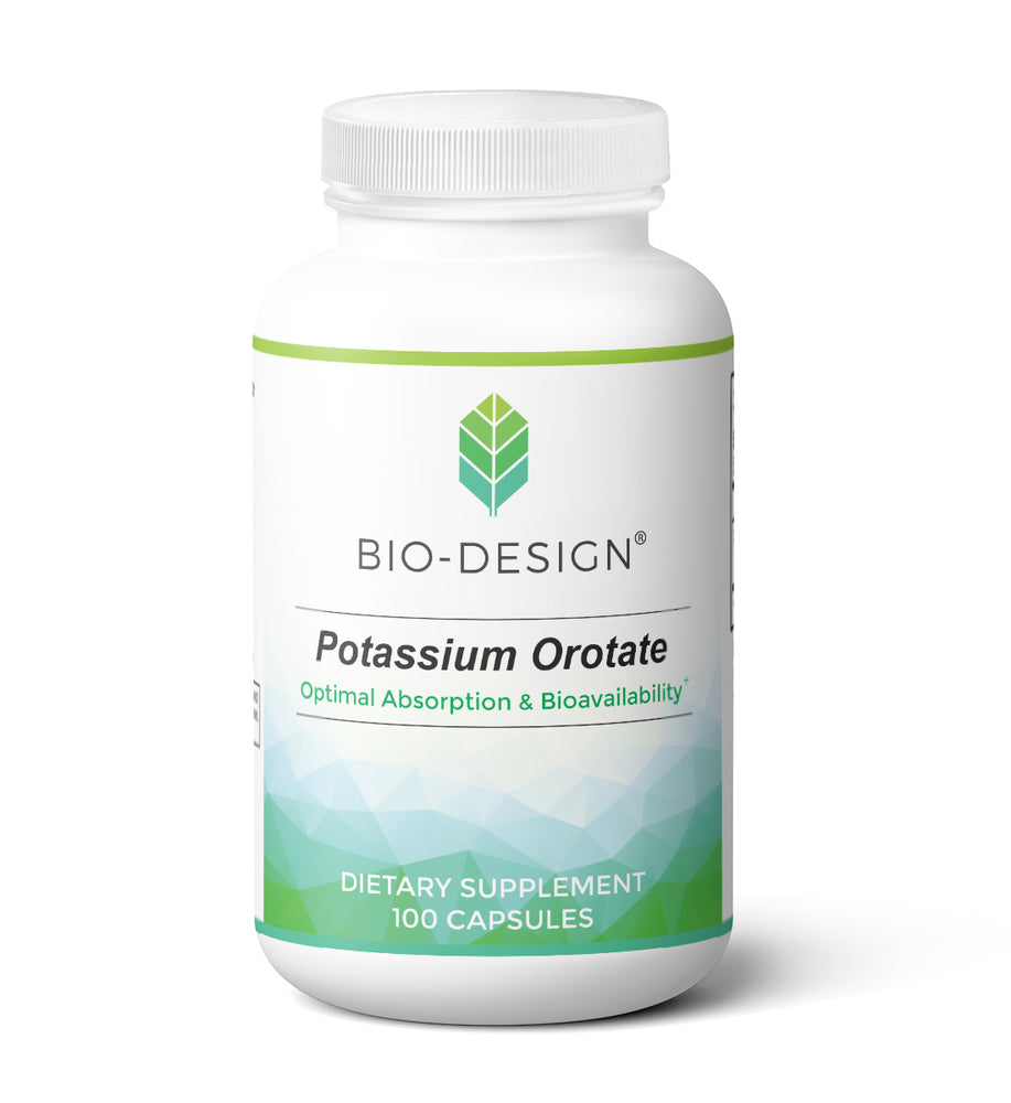 100 Capsule Bottle of Bio-Design Potassium Orotate 